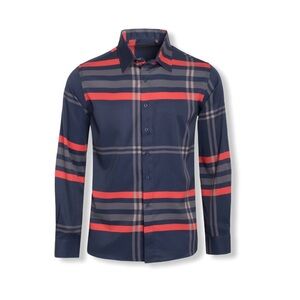 Stylish Striped Button-Up Shirt